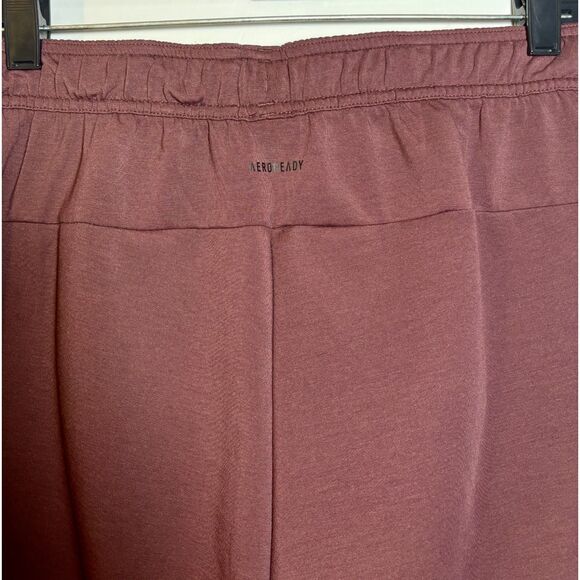 Adidas AEROREADY Men’s Jogger Pants Burgundy Size S New with Tags - Picture 5 of 6